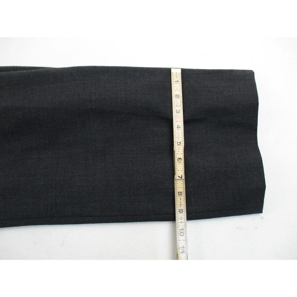 Banana Republic Wool Blend Dress Pants Mens 34x30 Grey Straight Leg Trousers